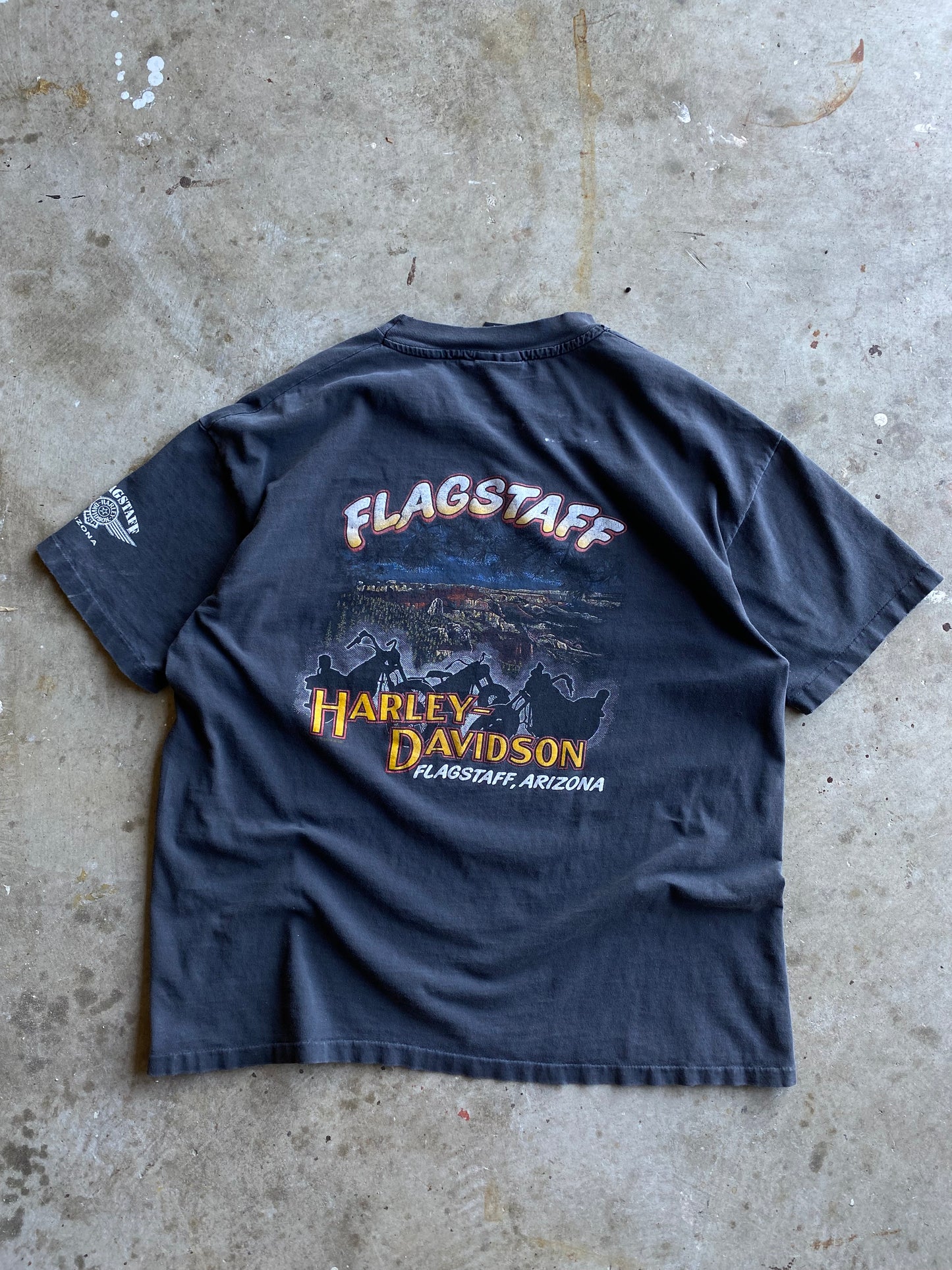 Vintage Harley Davidson Purple lightning shirt size extra large
