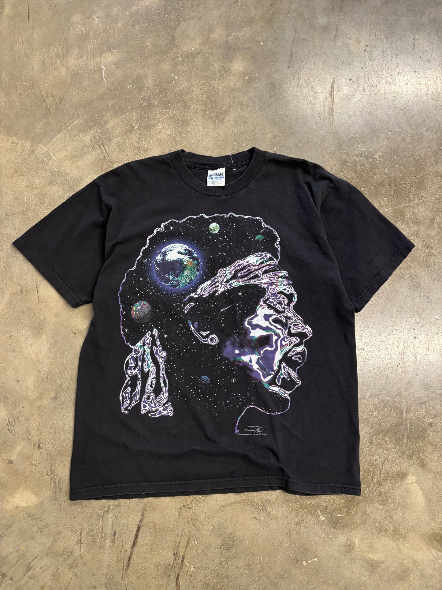 Vintage Jimi Hendrix Fractal shirt size XL