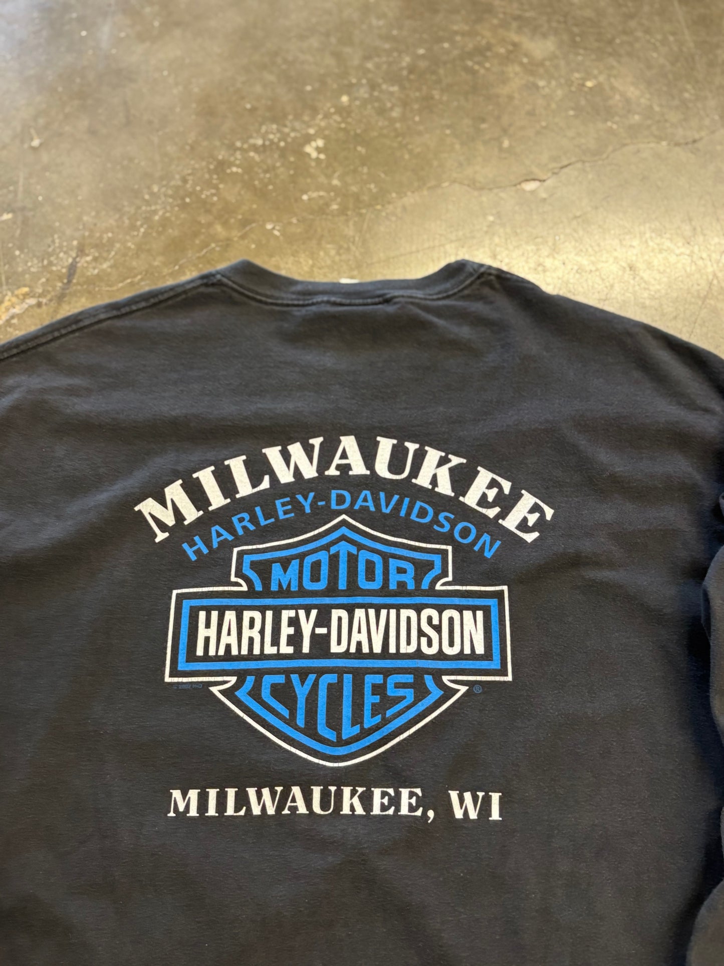 Vintage Harley Davidson blade long sleeve size extra large