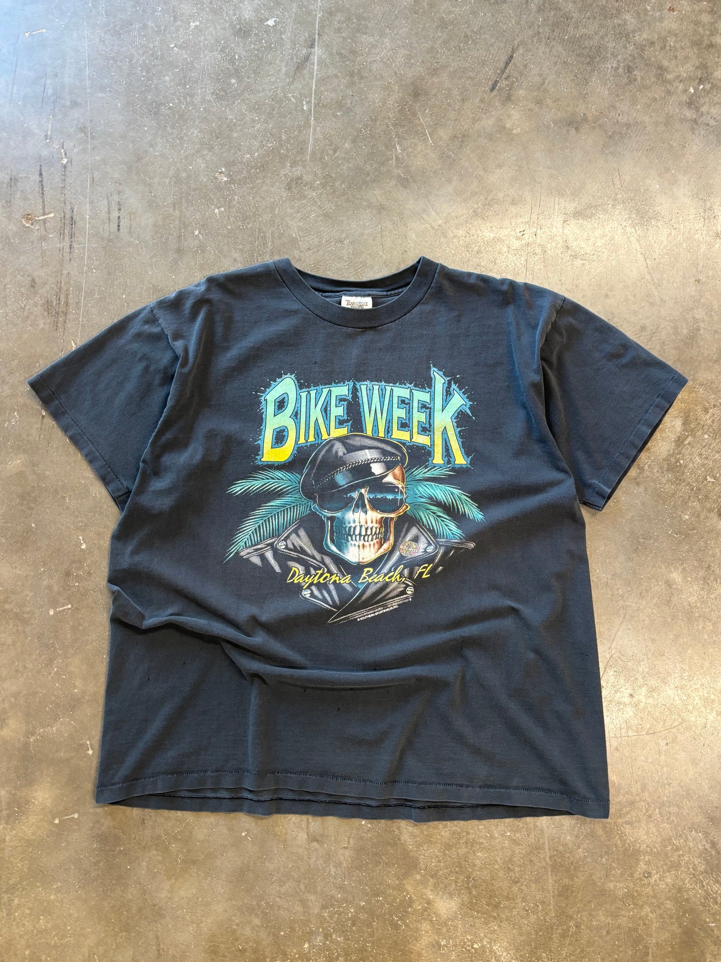 Vintage Daytona Bike Week skull shirt size XL