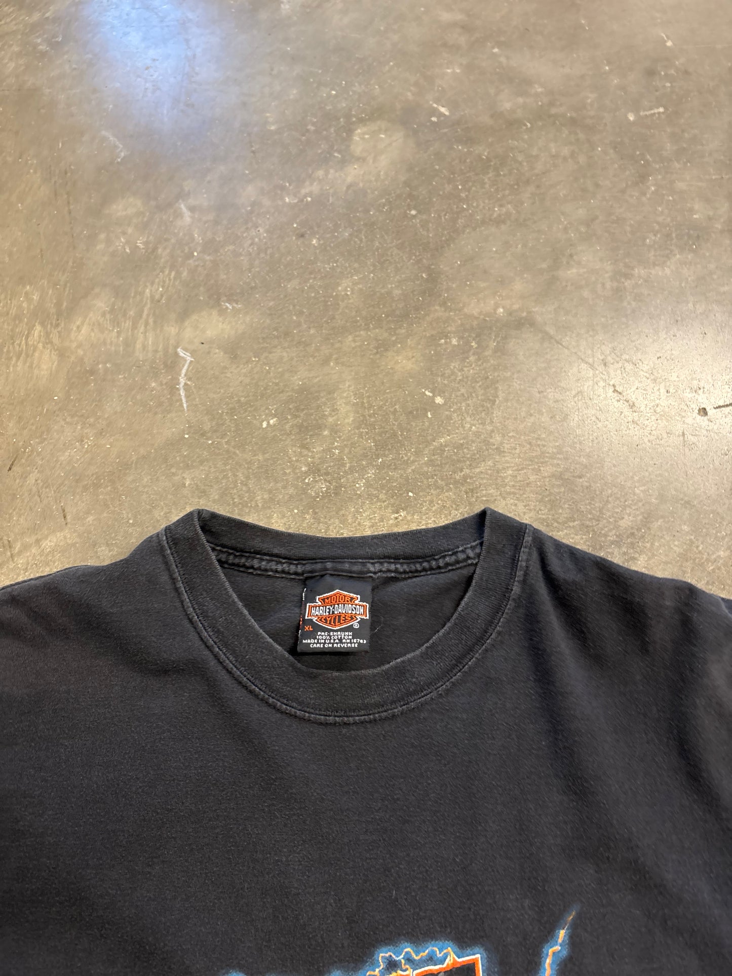 Vintage Harley Davidson Make some noise lighting shirt size xl