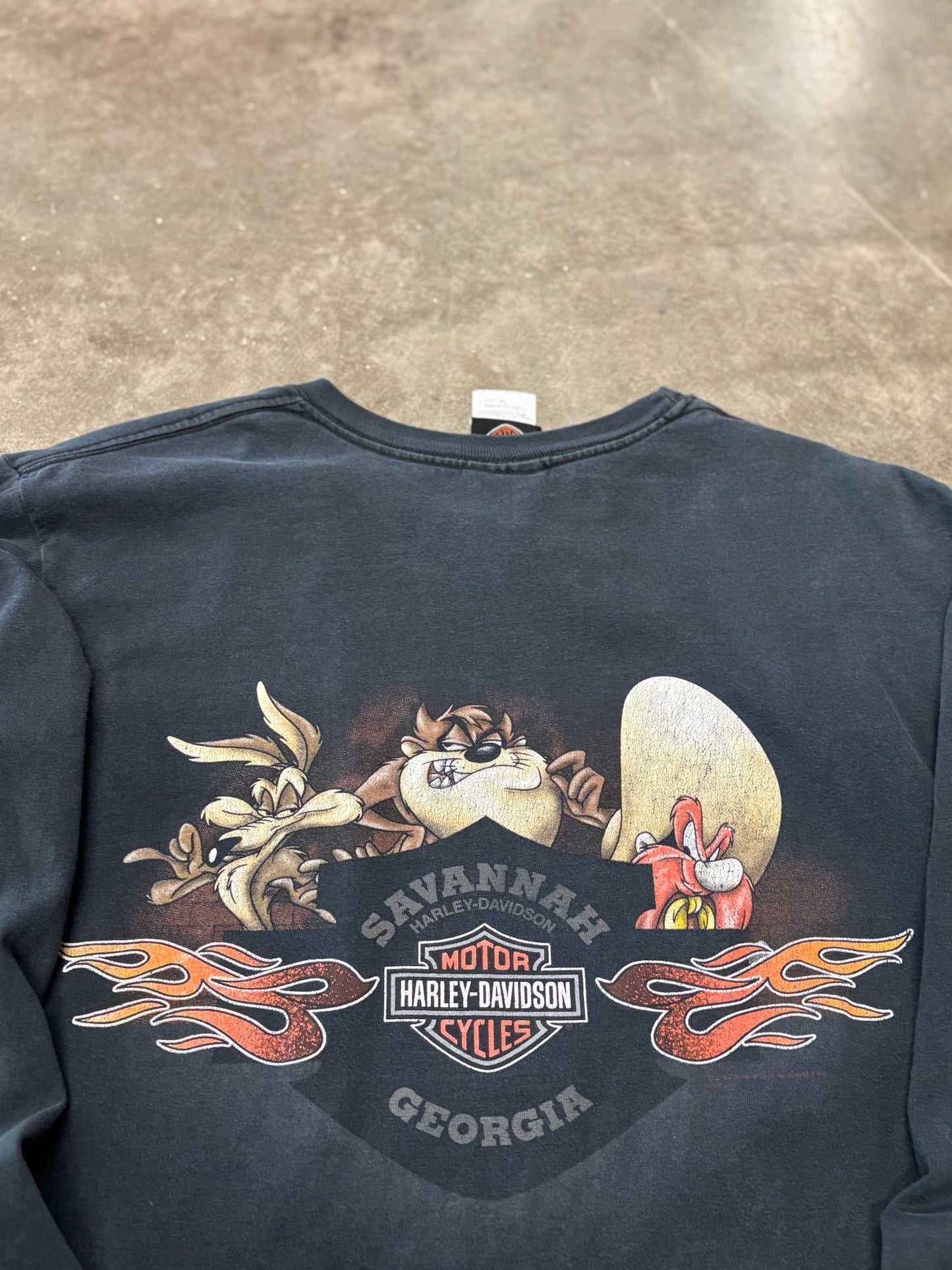 Vintage Harley Davidson Taz long sleeve size medium