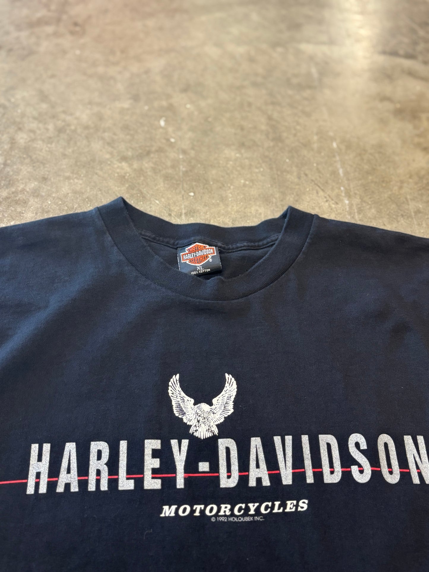 Vintage Harley Davidson Simple logo shirt size XL