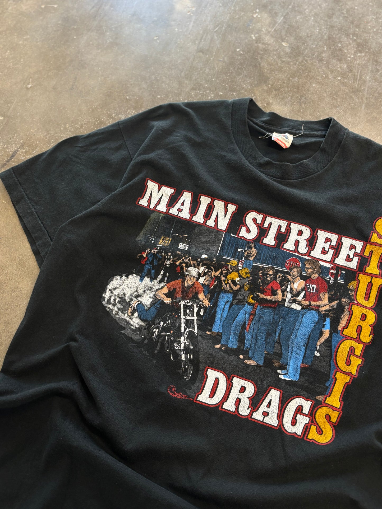 Vintage Harley Davidson Main Street drag shirt size extra large