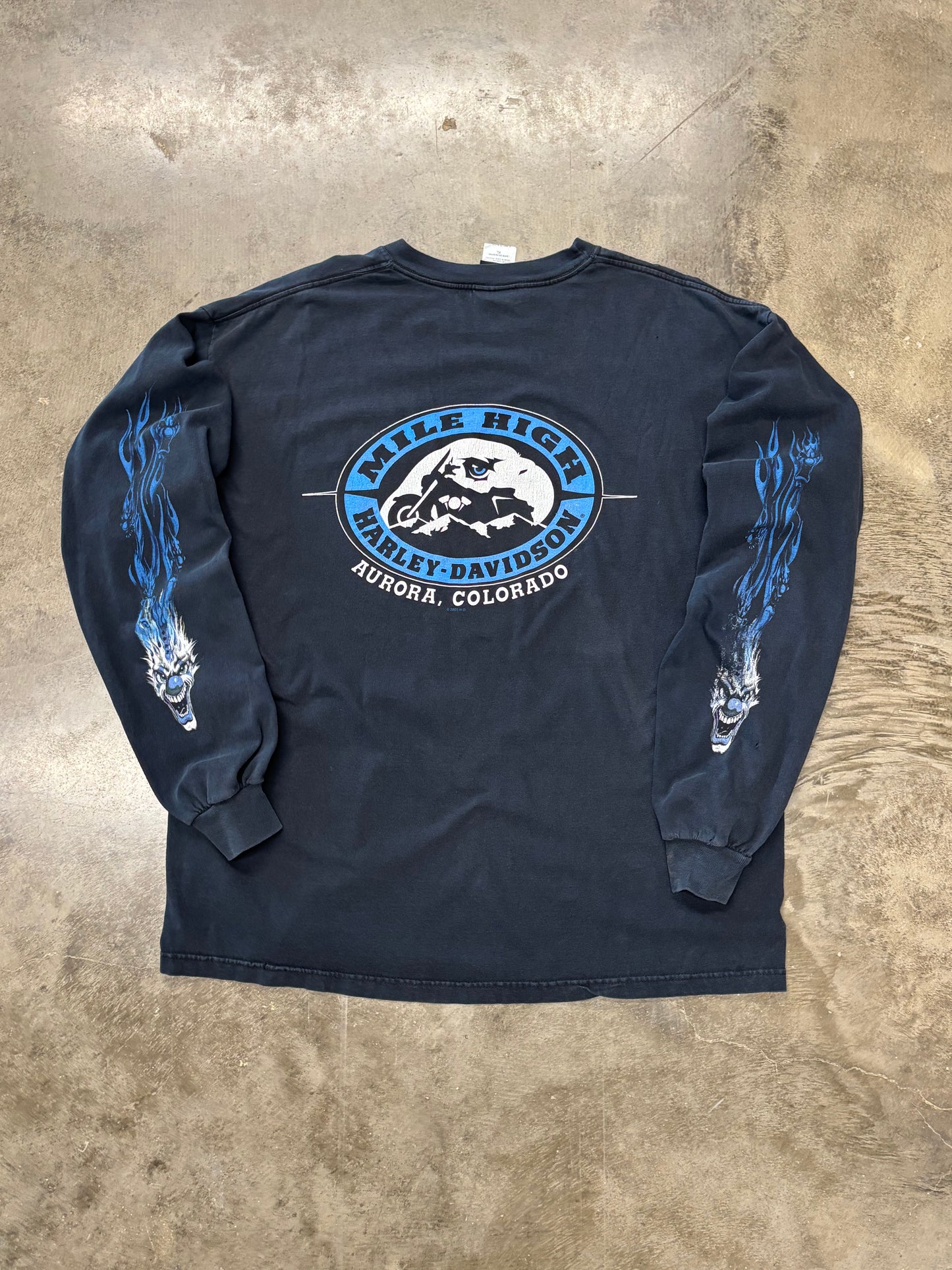 Vintage Harley Davidson Dice long sleeve size xl