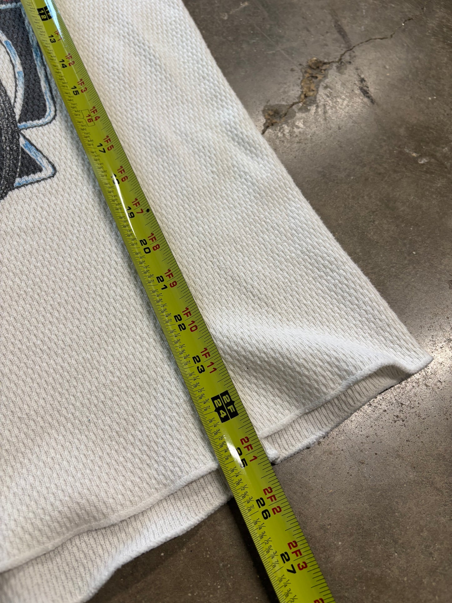 Vintage Harley Davidson White Thermal Size large