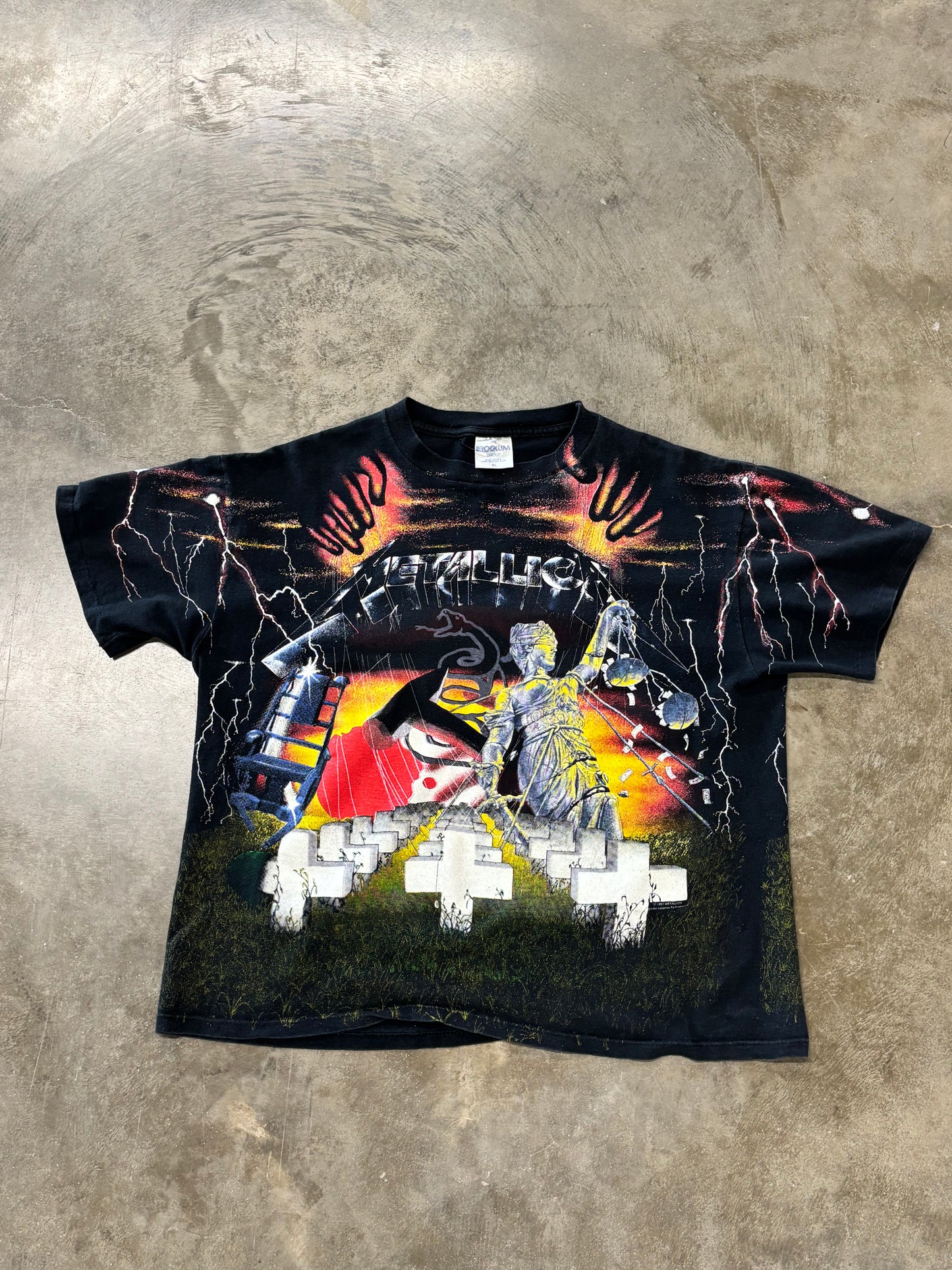 Vintage Metallica AOP 1992 shirt size XL