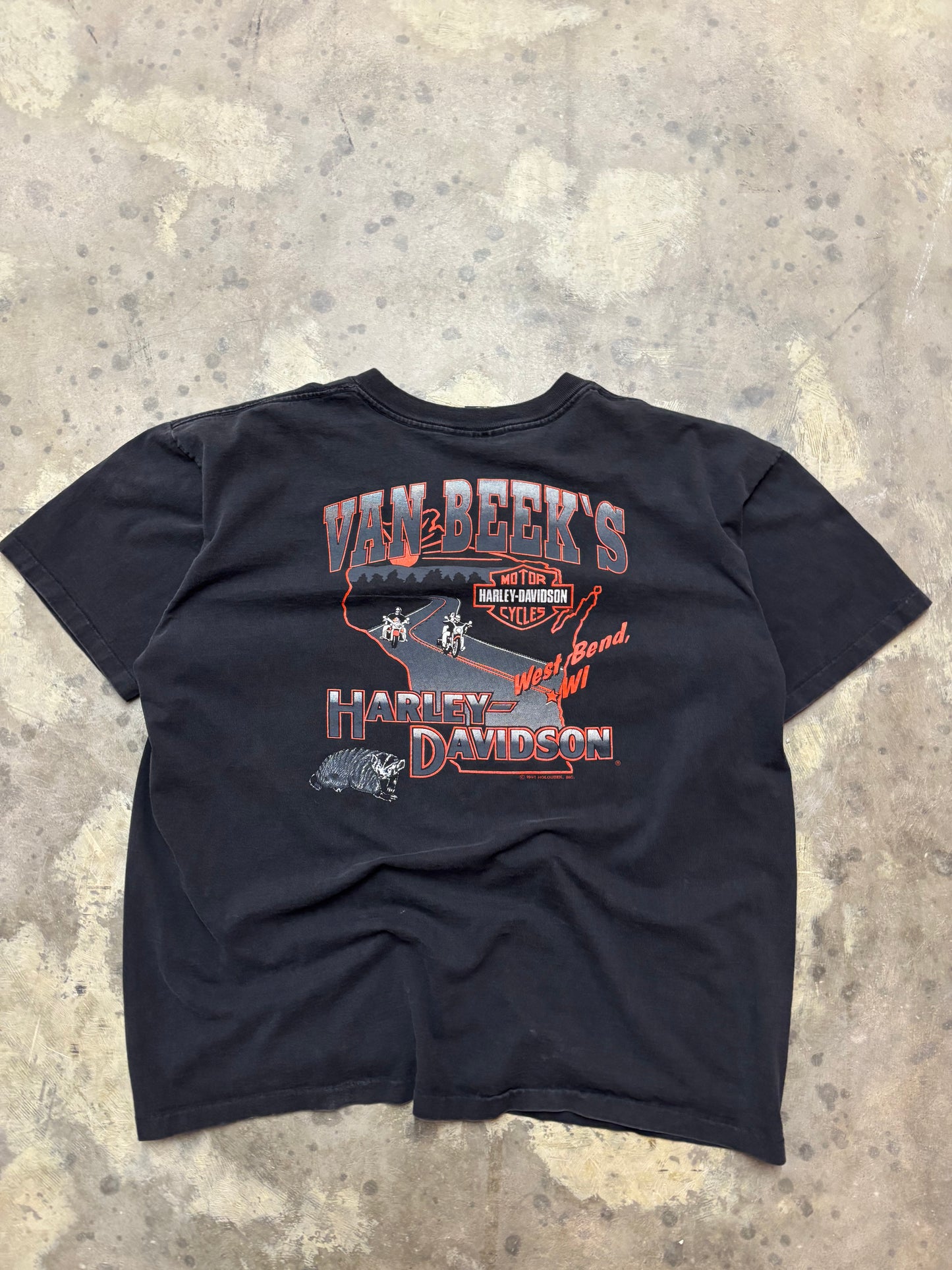 Vintage Harley Davidson Street Heat shirt size extra large