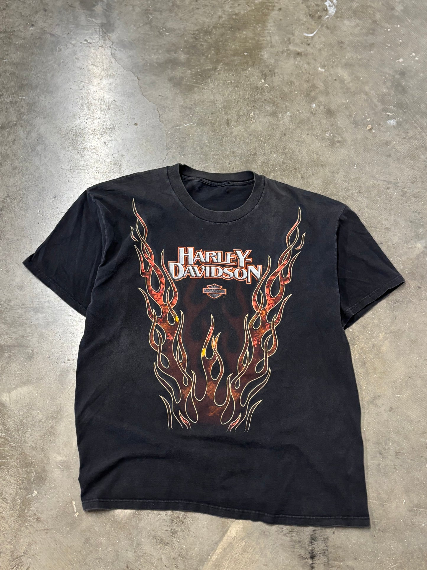 Vintage Harley Davidson rising flame shirt size xl