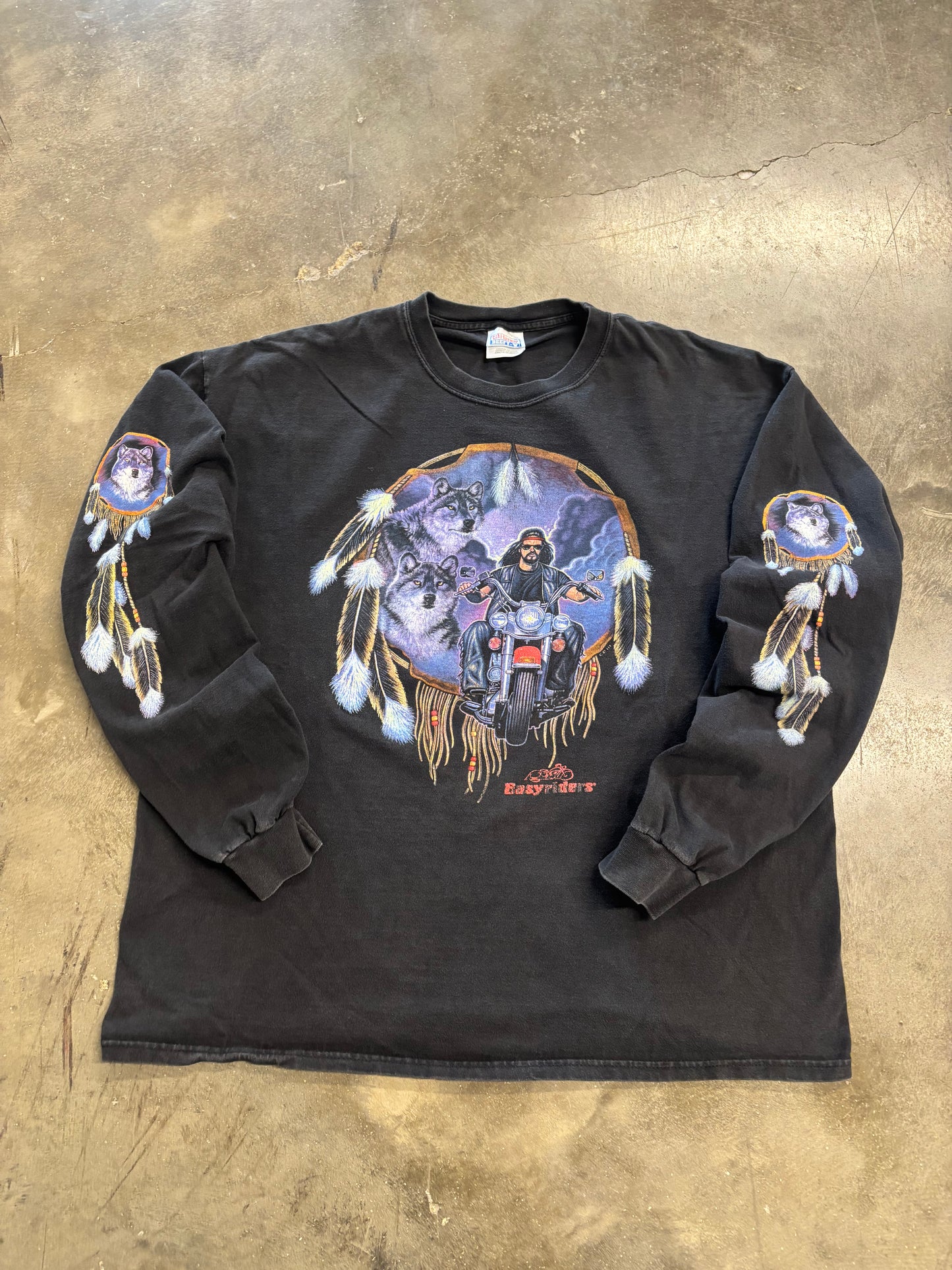 Vintage EasyRiders dream catcher long sleeve size xl