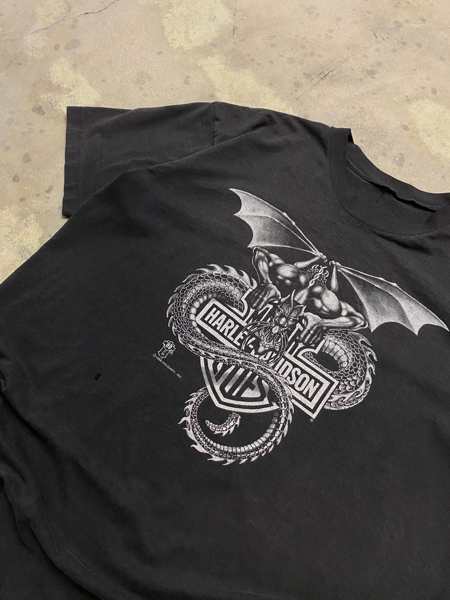 Vintage 80’s Harley Davidson Gargoyle shirt size extra large