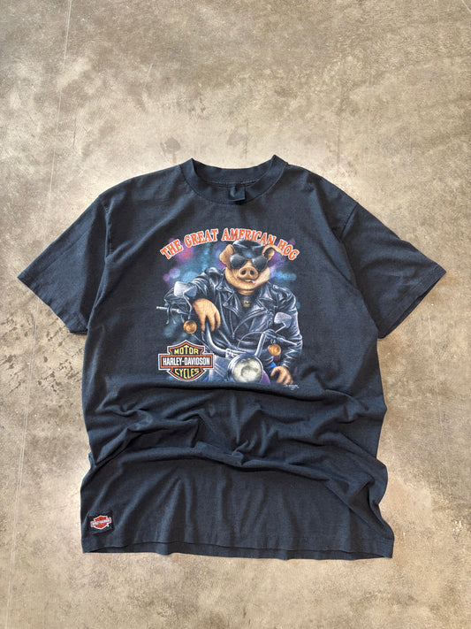 Vintage Harley Davidson 3d emblem hog shirt size xxl