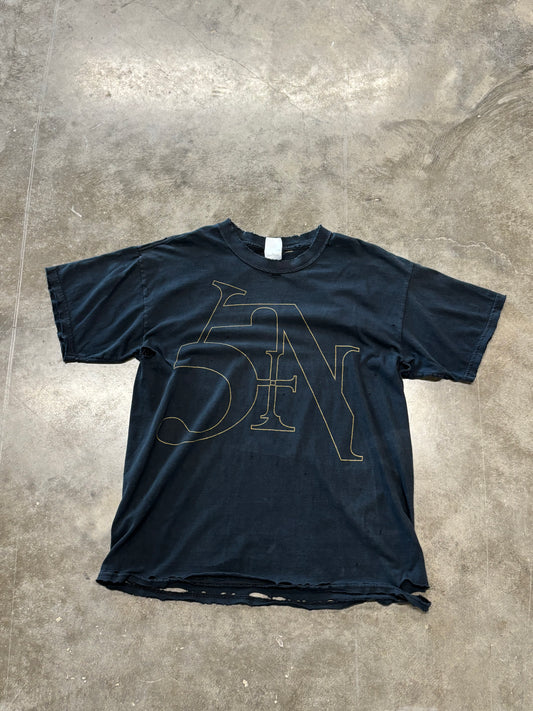 Vintage Thrashed and Distressed Nine Inch Nails shirt size large