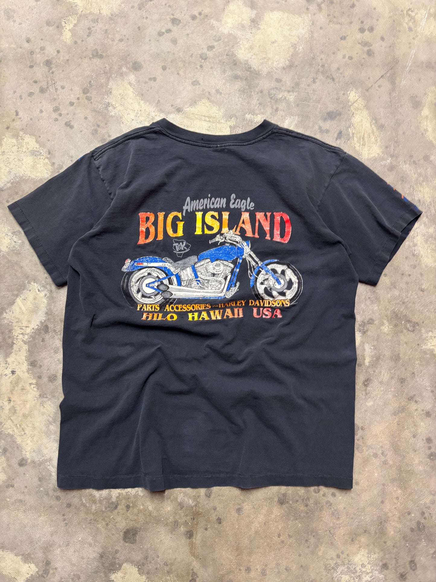 Vintage Harley Davidson Flying Eagle app shirt size extra large