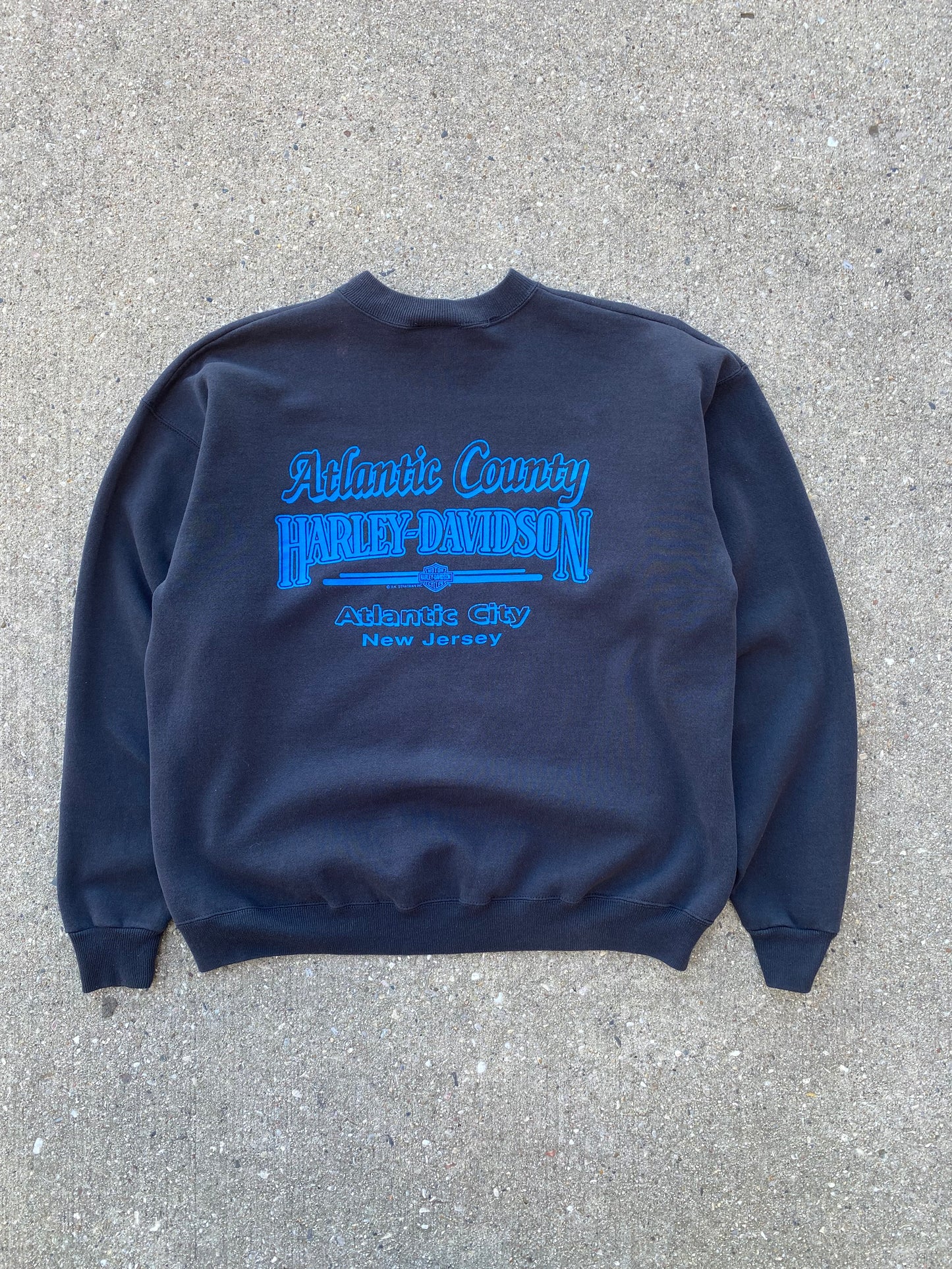 Vintage Harley Davidson Purple Lightning sweatshirt size Extra large