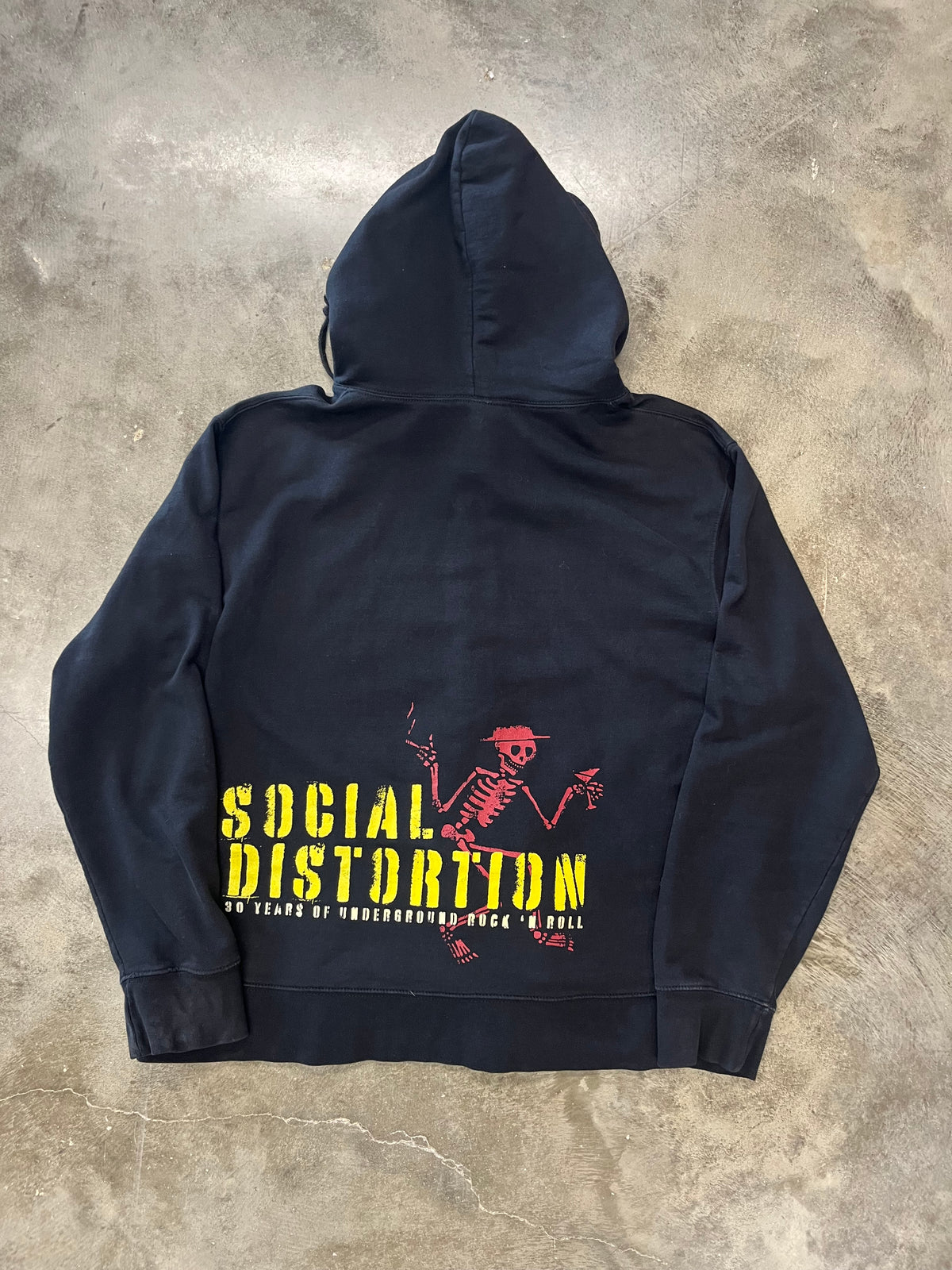 Social Distortion zip up hoodie size extra large