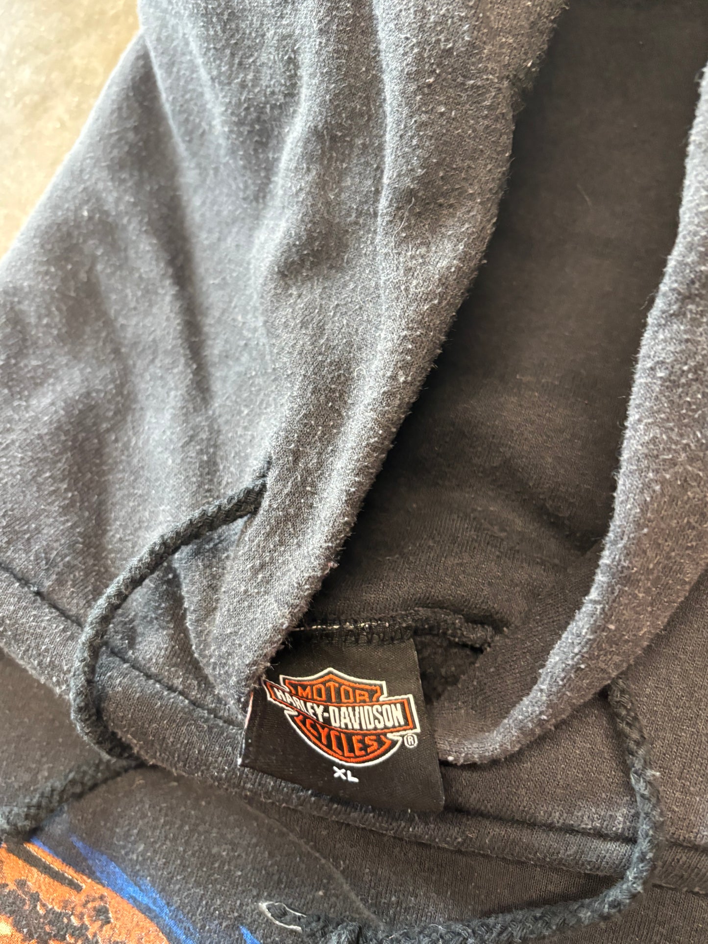 Vintage Harley Davidson Rare Eagle hoodie size xl
