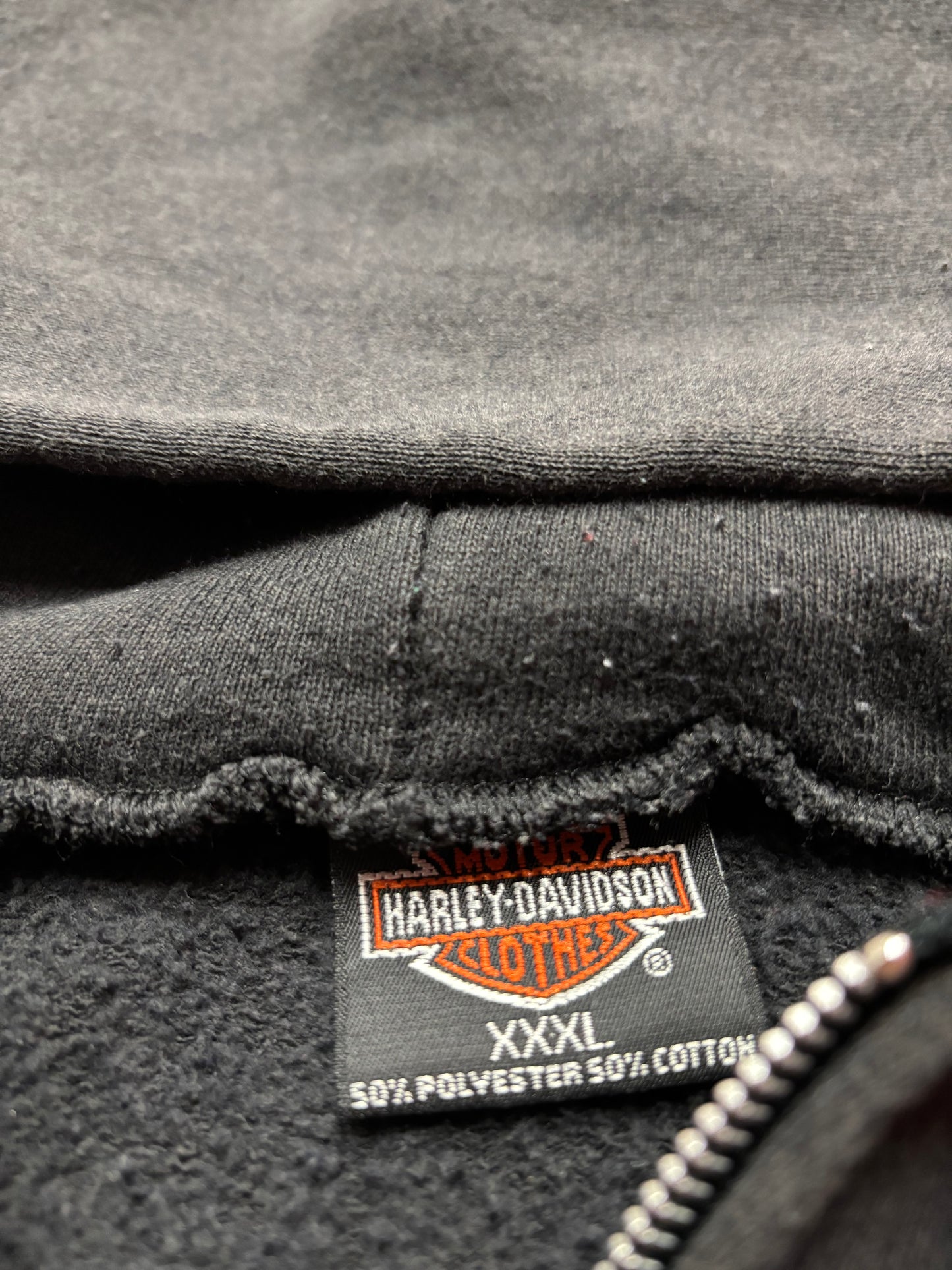Vintage Harley Davidson Eagle Zip Up Size XXXL