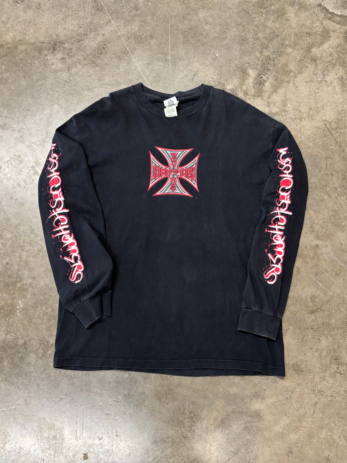Vintage West coast choppers Devil long sleeve size extra large