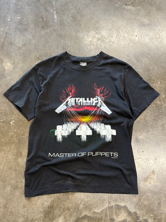Vintage 80’s Master of Puppets Metallica shirt size large