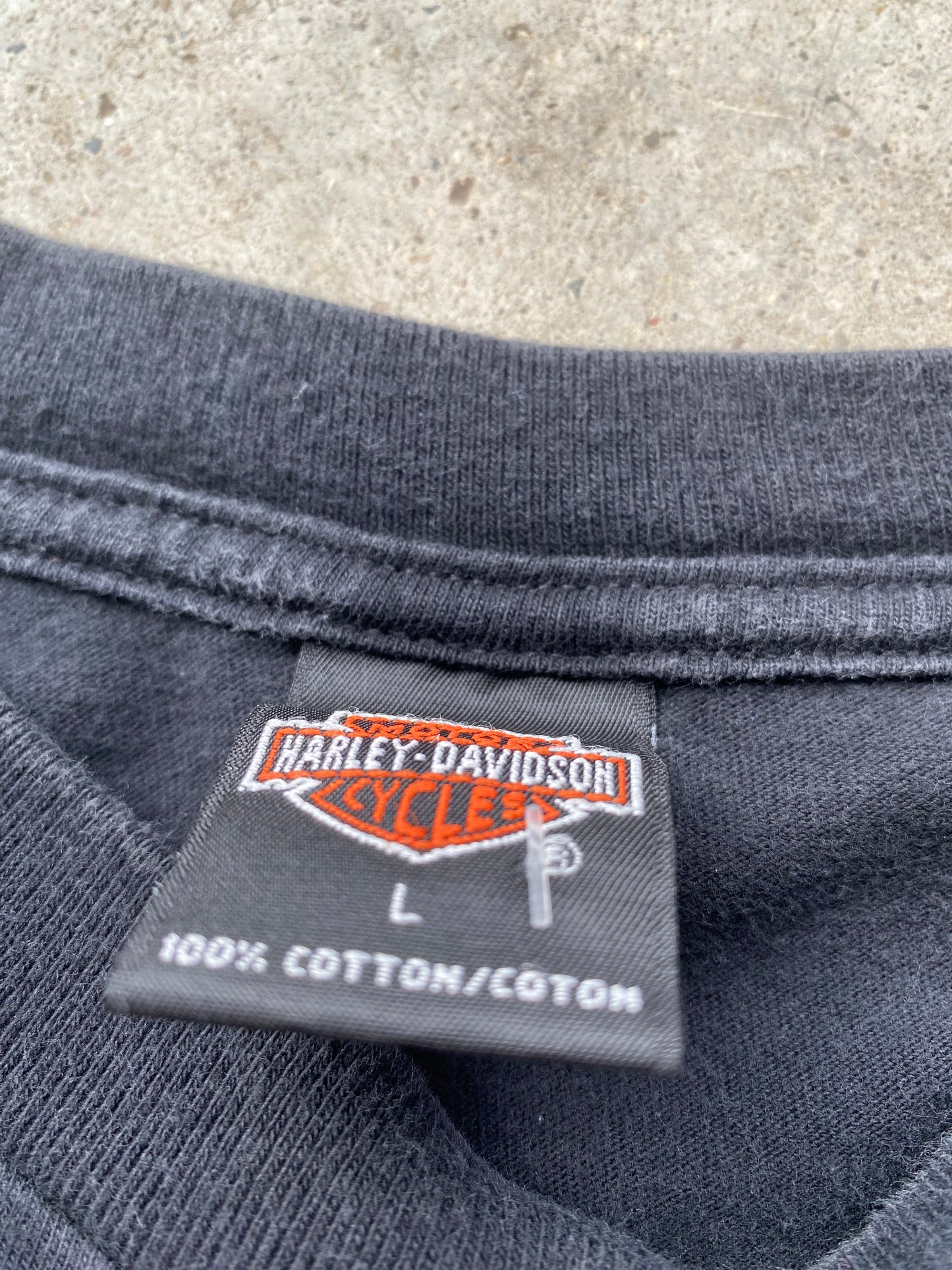 Vintage Harley Davidson Lightning Eagle shirt size large
