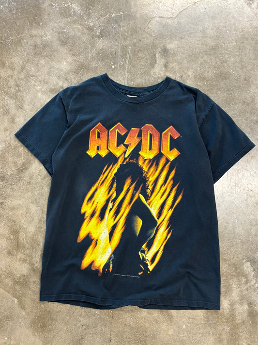 Vintage AC/DC bonfire shirt size large