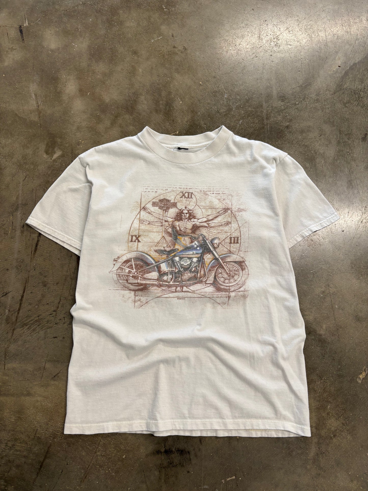 Vintage Harley Davidson Leonardo Da Vinci shirt size large