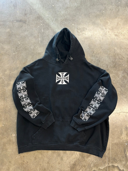 Vintage West Coast choppers hoodie size xxl