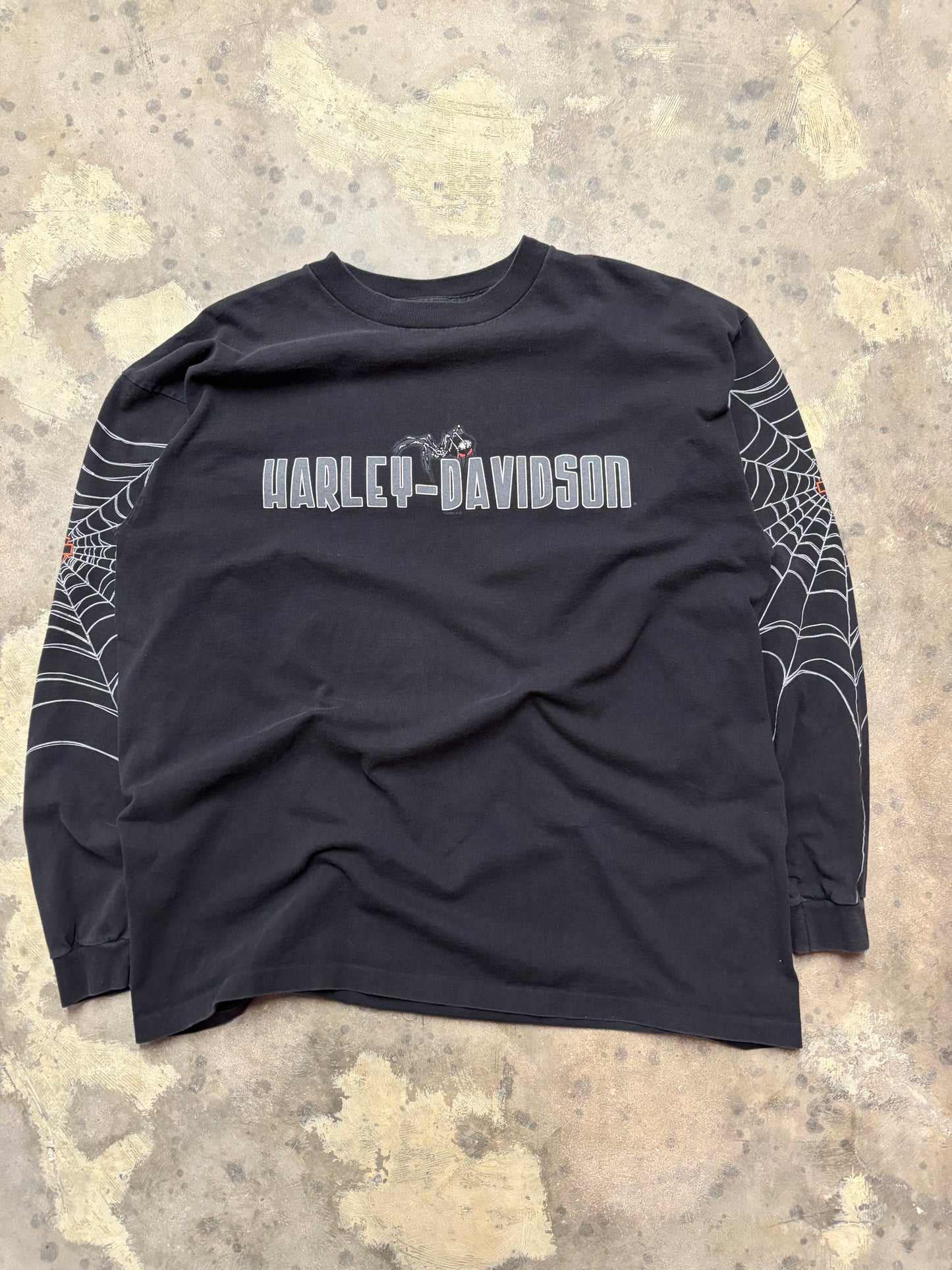 Vintage Harley Davidson spiderweb shirt size xl