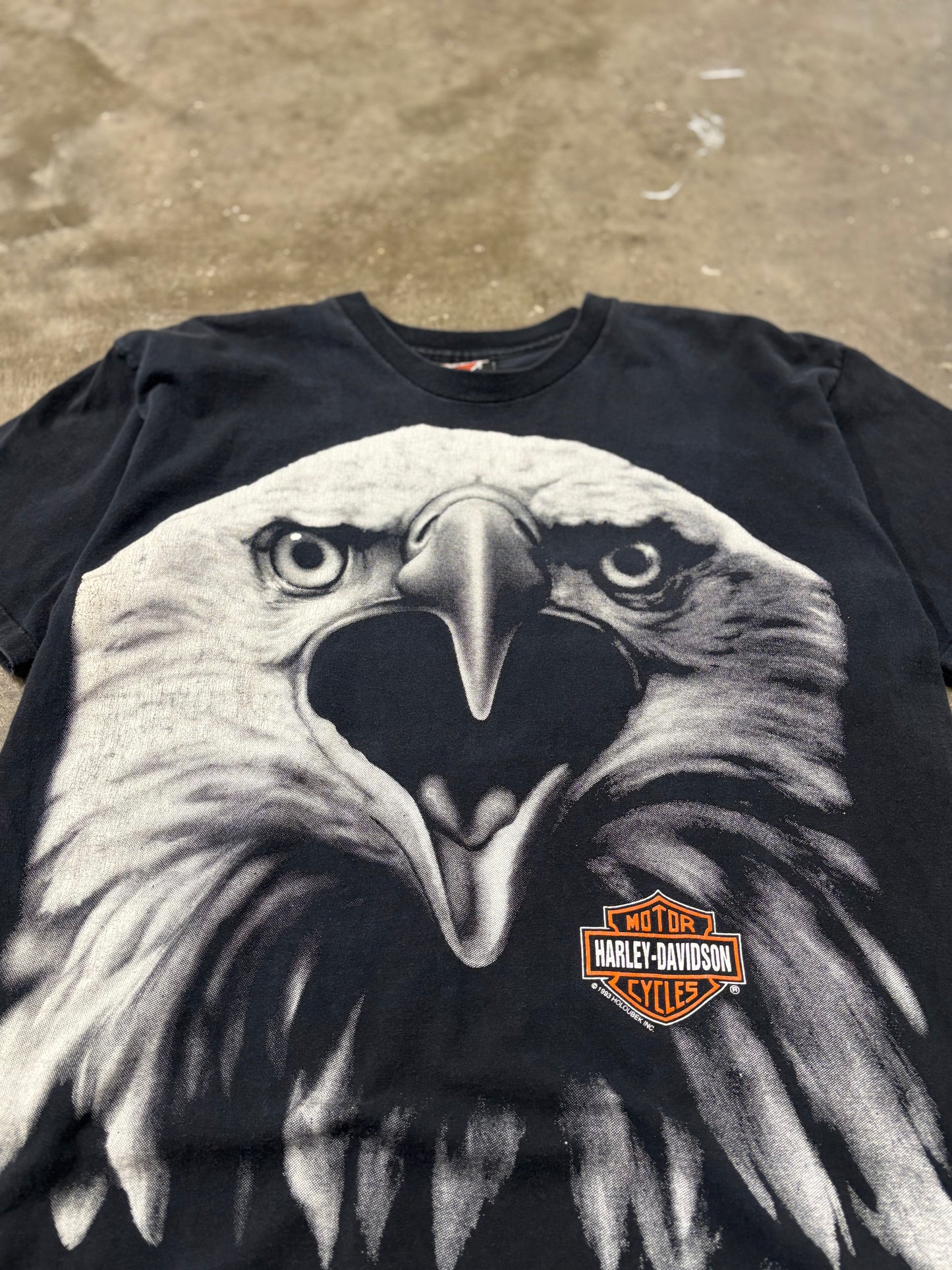 Vintage Harley Davidson Sceaming Eagle shirt size large