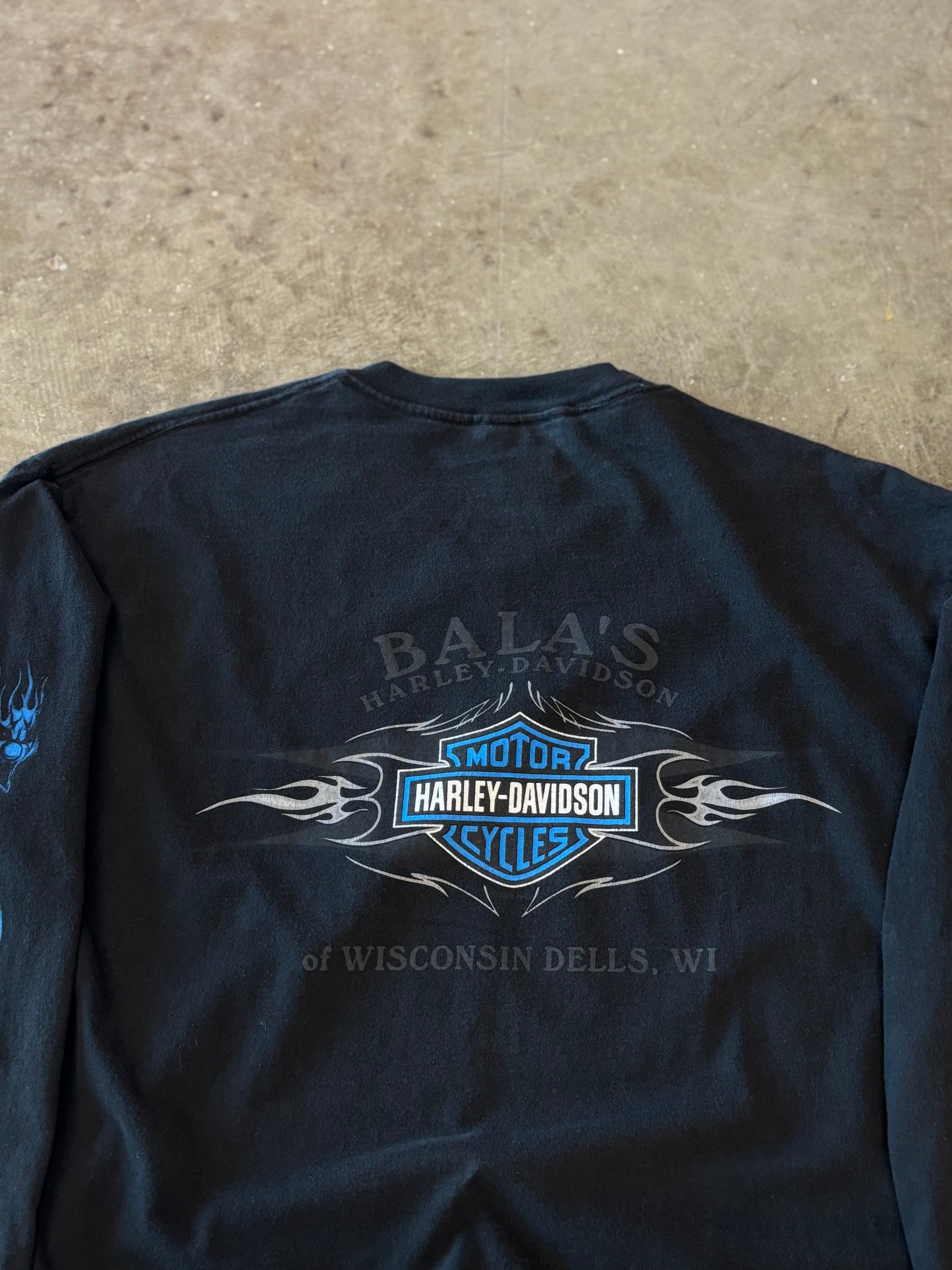 Vintage Harley Davidson dice long sleeve size large
