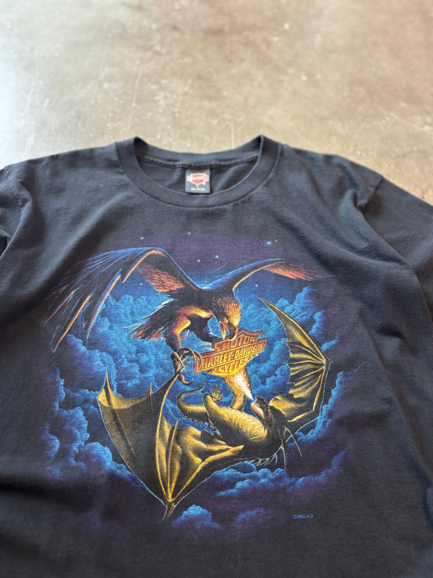 Vintage Harley Davidson battle shirt size large