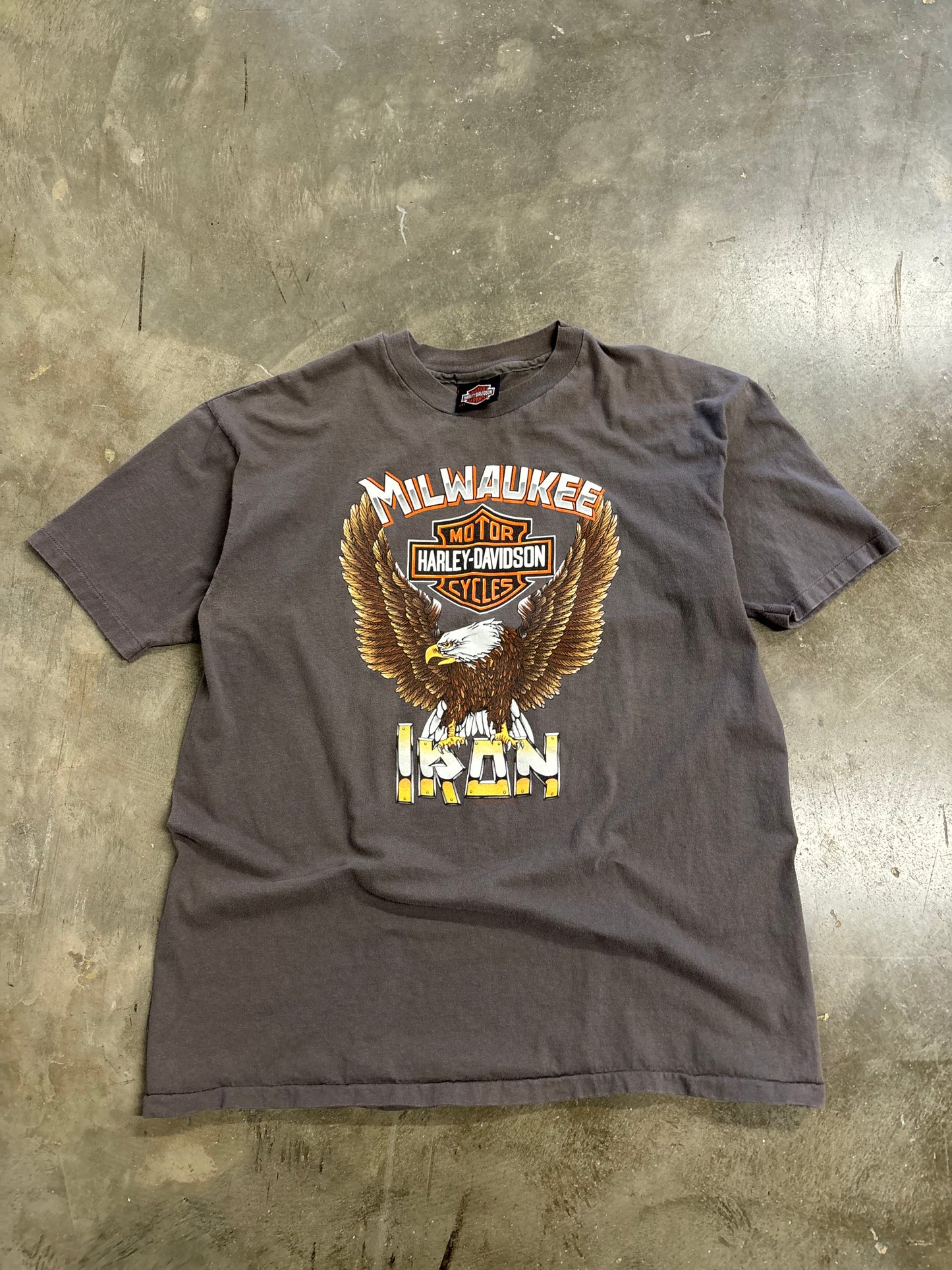 Vintage 80’s Harley Davidson Milwaukee iron size xxl