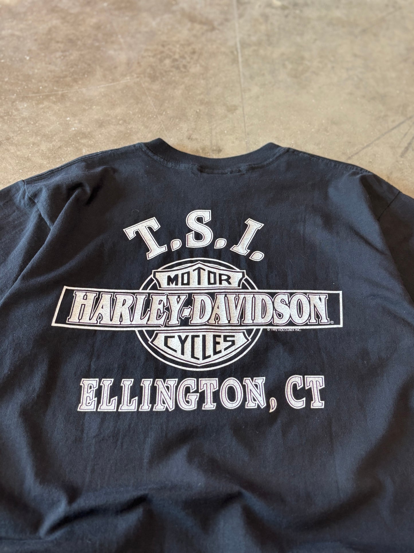 Vintage Harley Davidson Eagle Thunder shirt size large