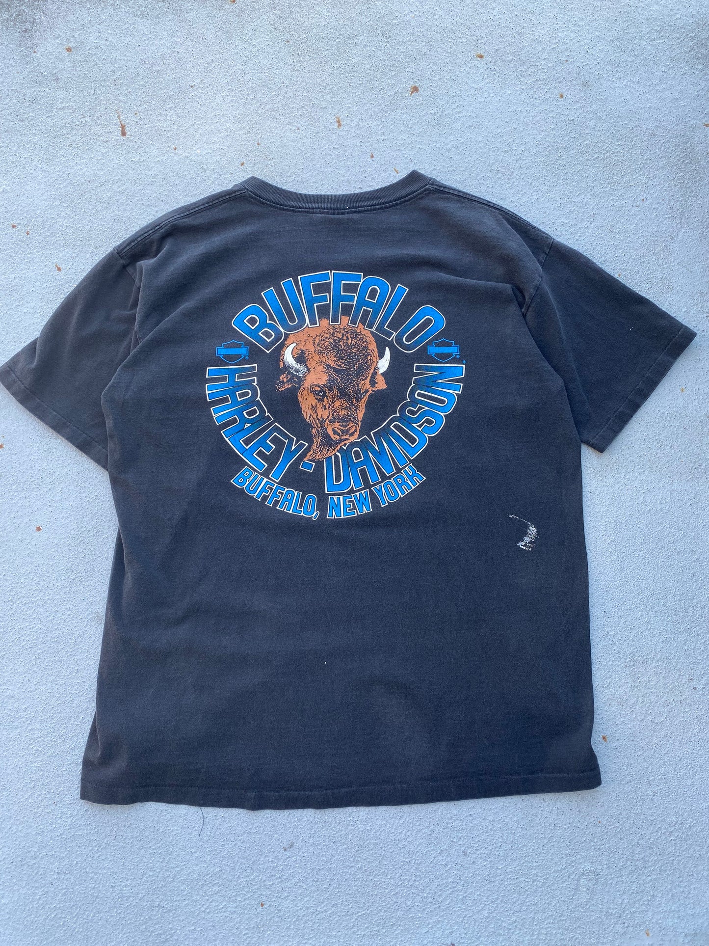 Vintage Harley One solid Machine shirt Size Large