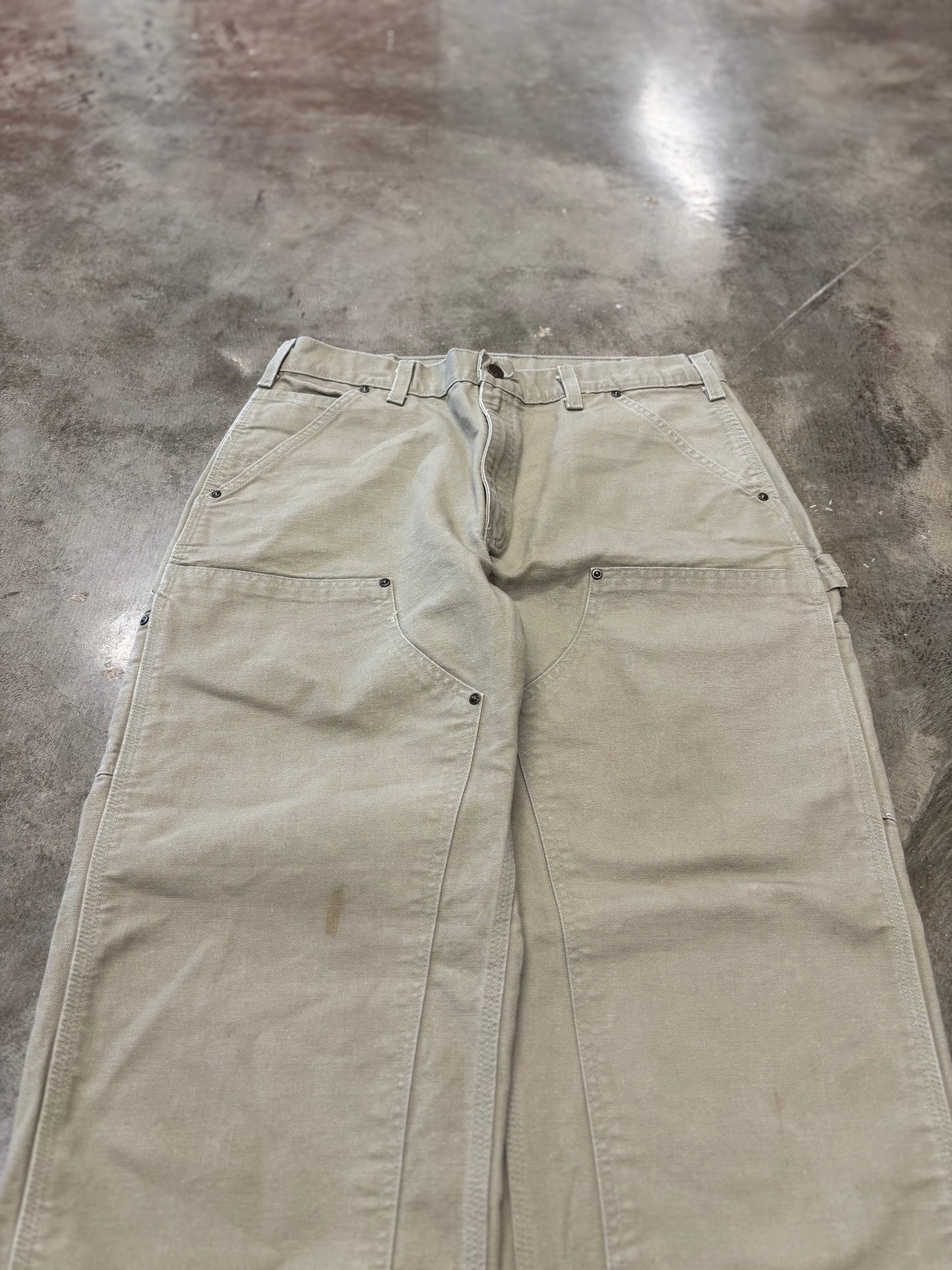Beige carhartt double knees