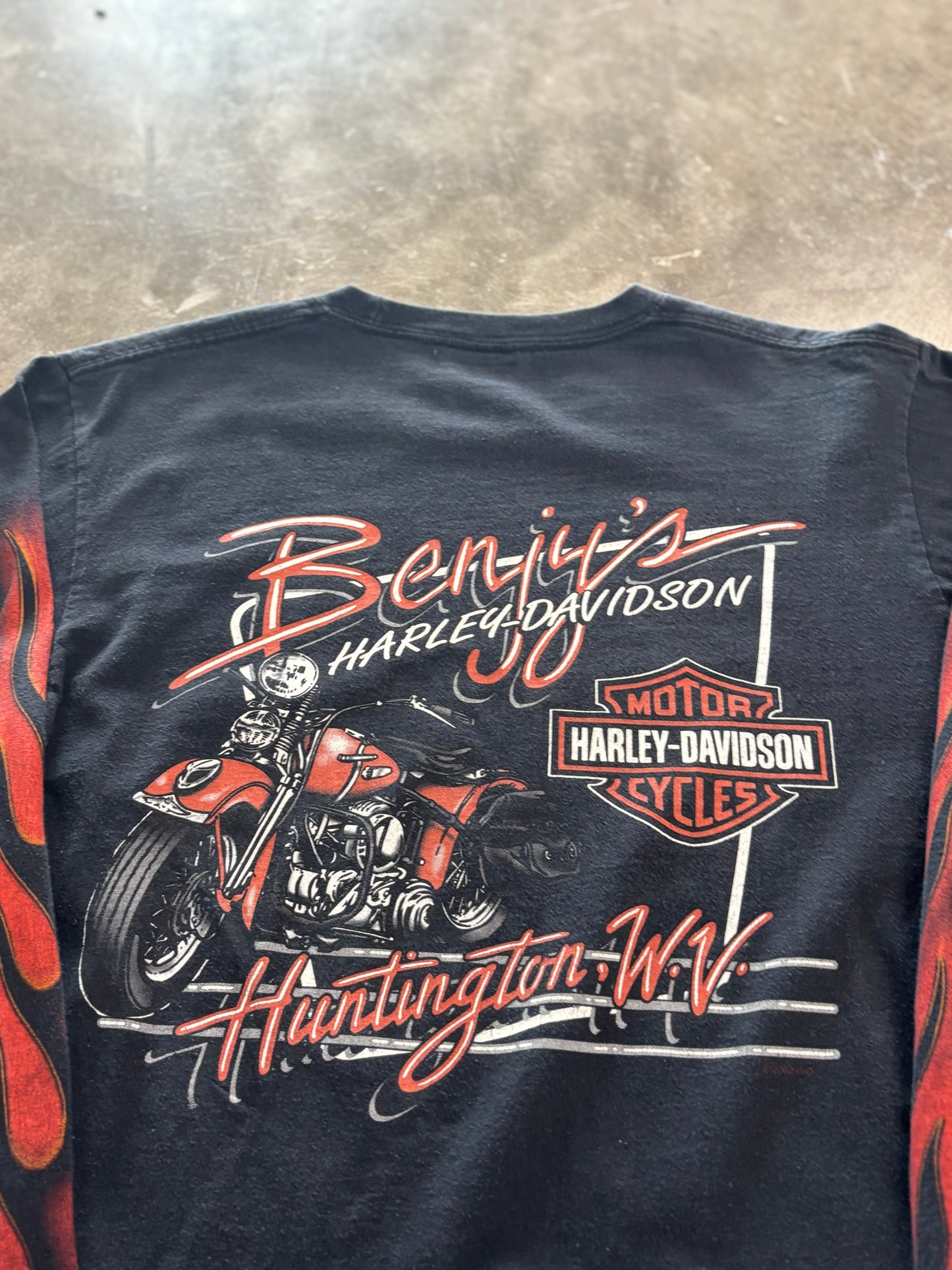 Vintage Harley Davidson Inferno long sleeve size medium