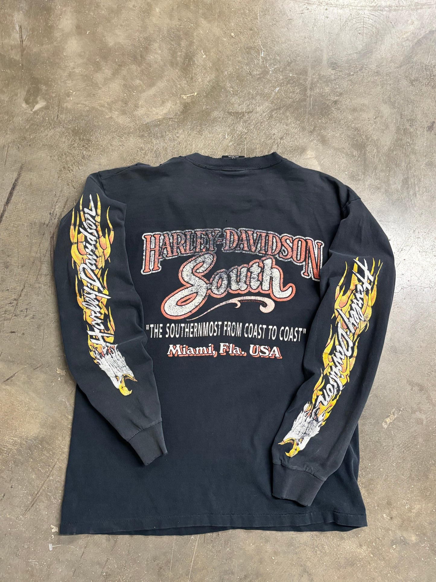 Vintage Harley Davidson grail screaming eagle long sleeve size large