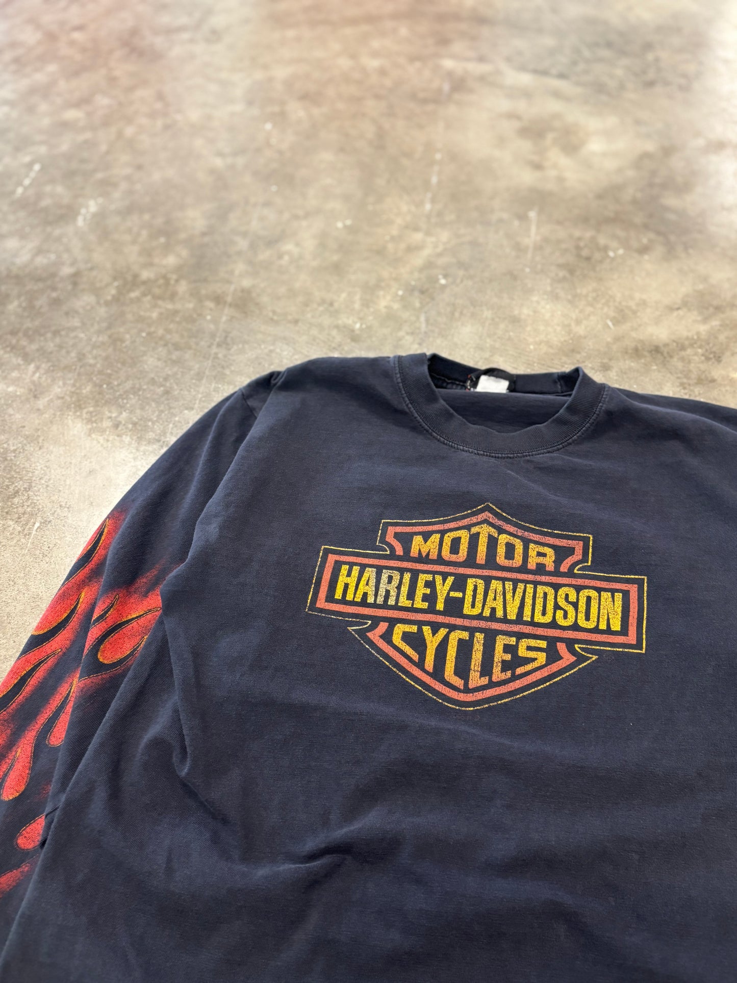 Vintage Harley Davidson Inferno Longsleeve size medium