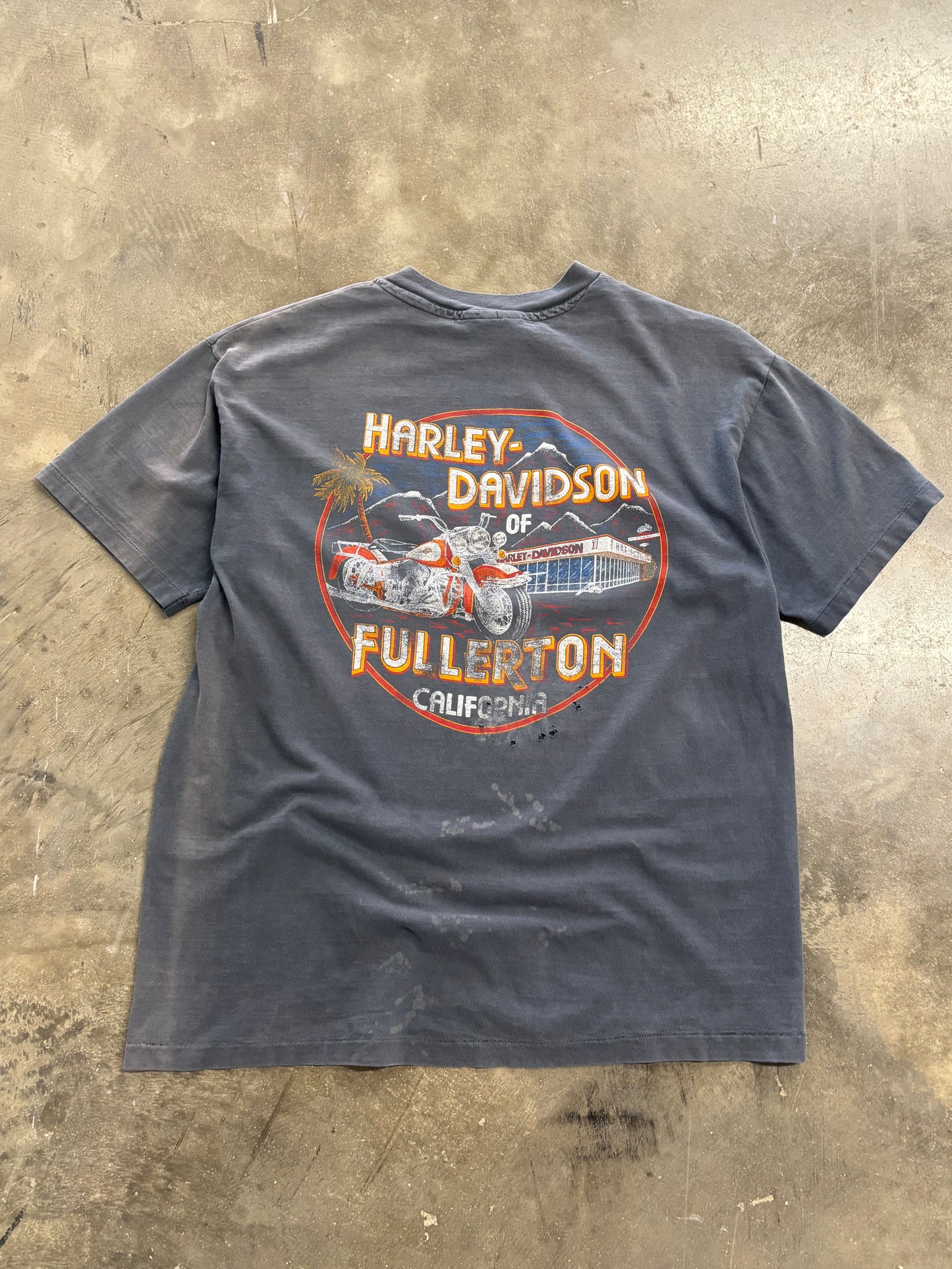 Vintage Sun Faded Harley Davidson Coast to coast 80’s shirt size xl