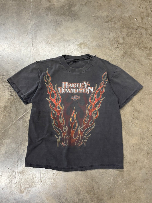 Vintage Harley Davidson Rising Flame short sleeve size small