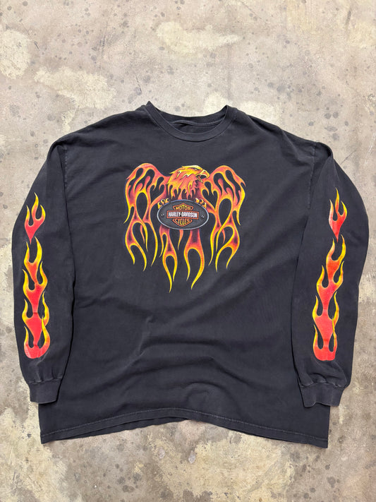 Vintage Harley Davidson Screaming Eagle shirt size XXL