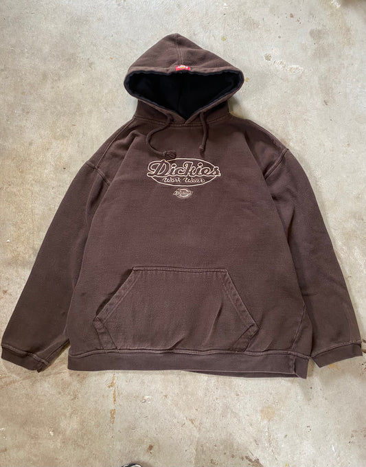 Vintage Dickies Earth Tone work wear hoodie Size Large