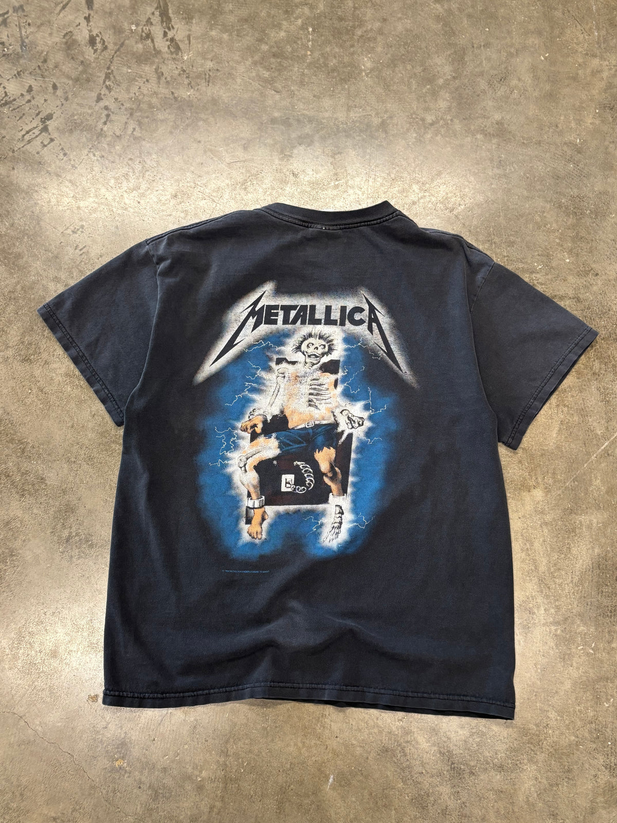 Vintage Metallica Ride the Lightning shirt size large
