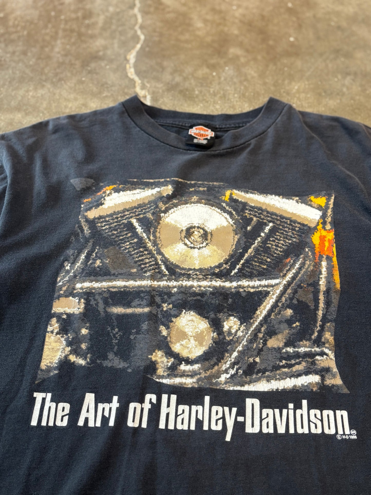 Vintage Harley Davidson The Art of Harley shirt size large