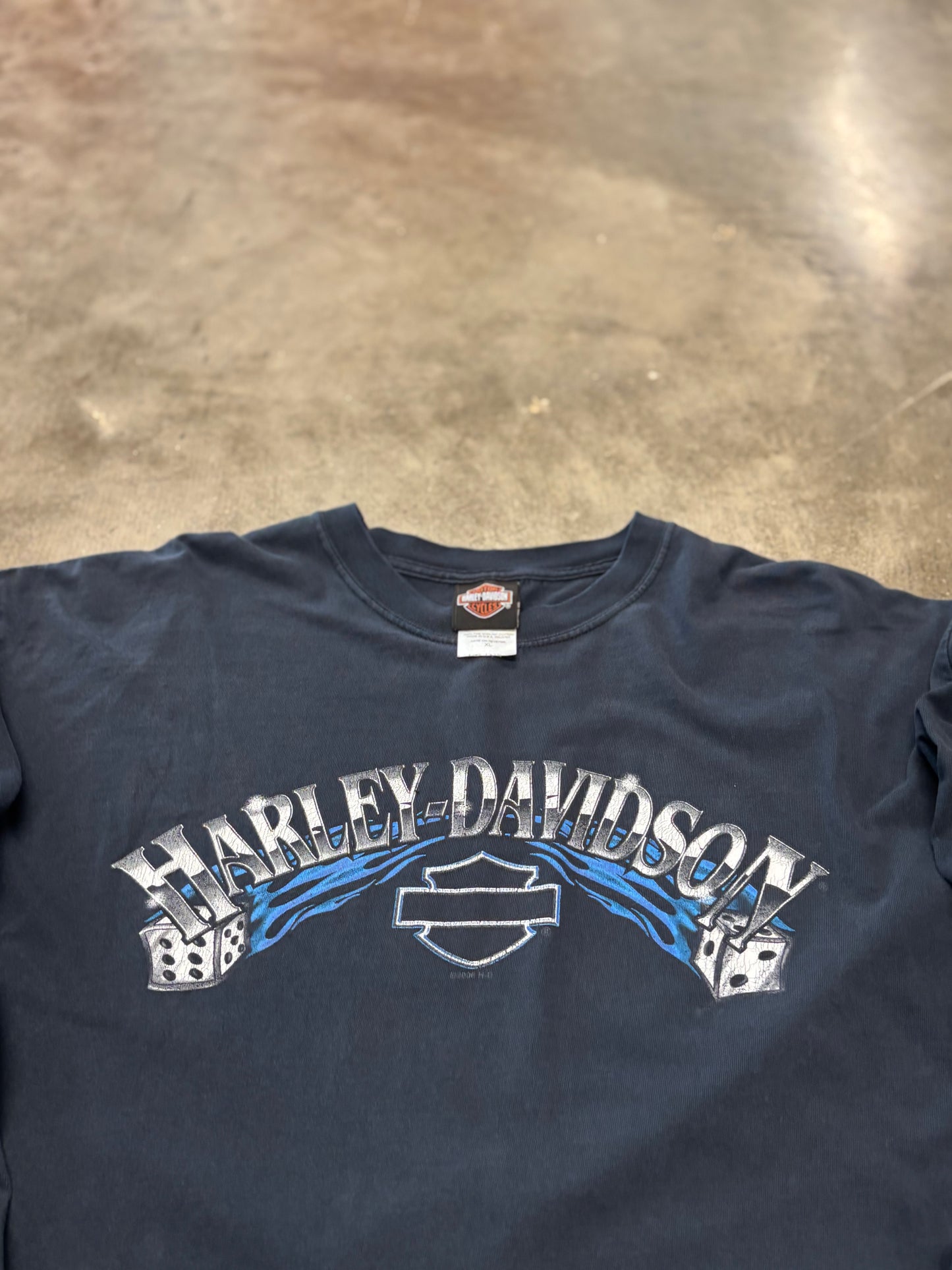 Vintage Harley Davidson Dice long sleeve size xl