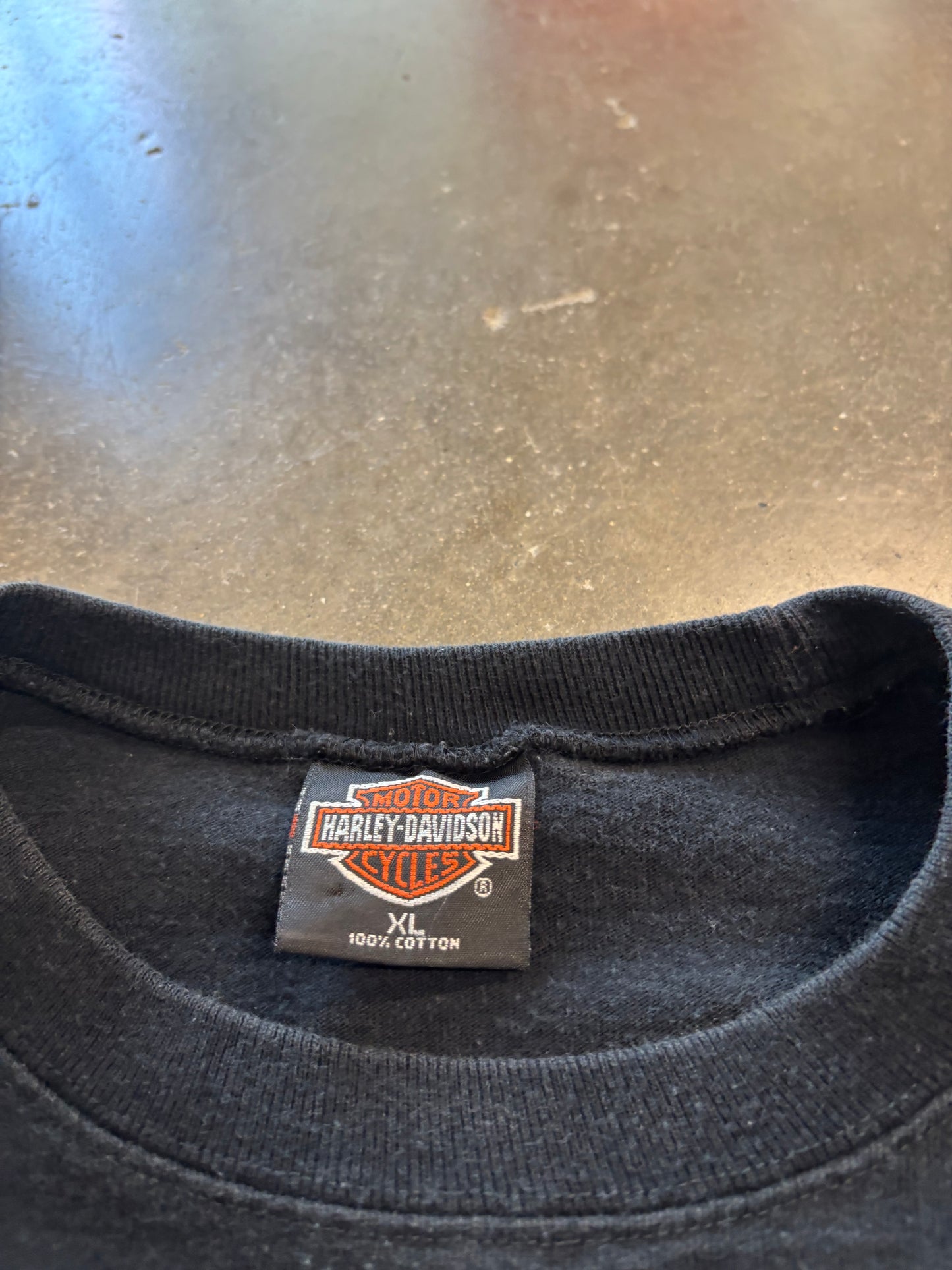 Vintage Harley Davidson Santa long sleeve size xl