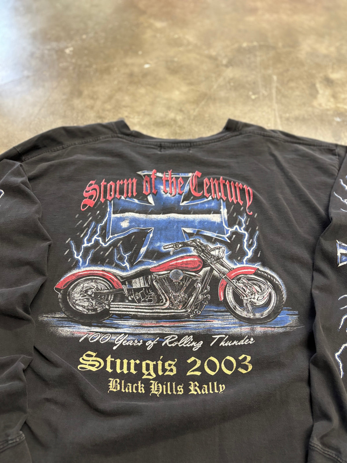 Vintage Sturgis lighting long sleeve size extra large