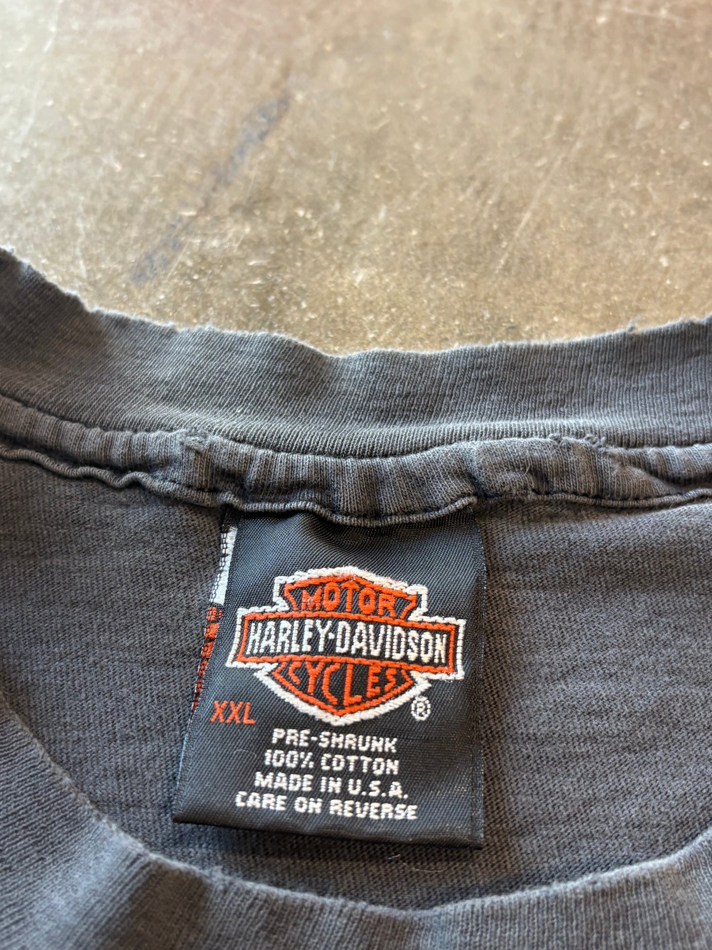 Vintage Harley Davidson chopped shirt size xxl