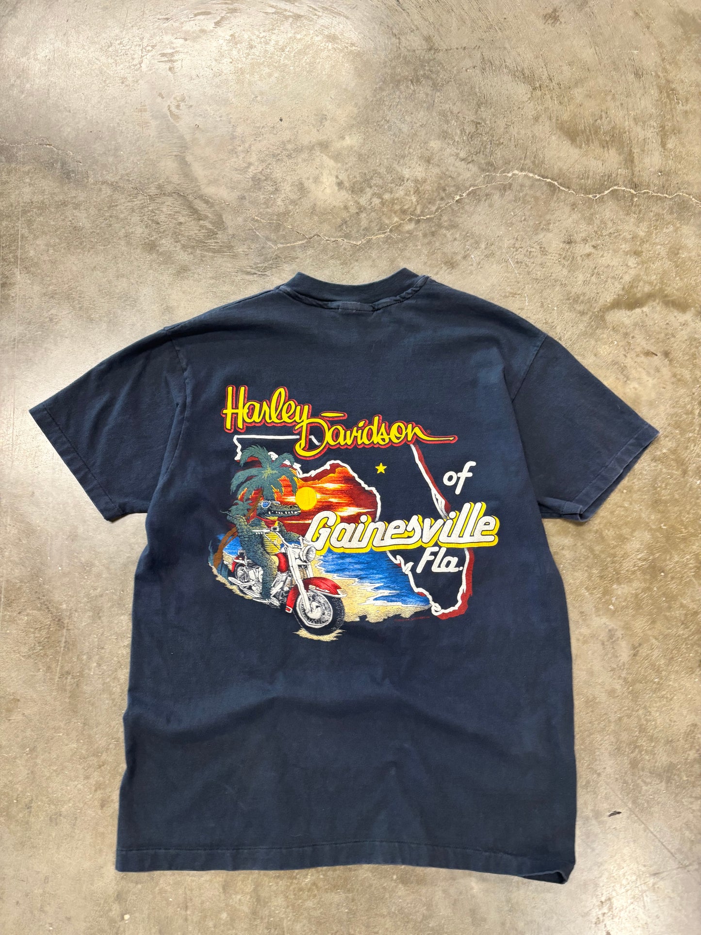 Vintage 80’s Harley Davidson Flame Ball shirt size large
